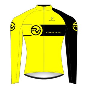 Men's silver L/Sleeve Active Shield Jersey